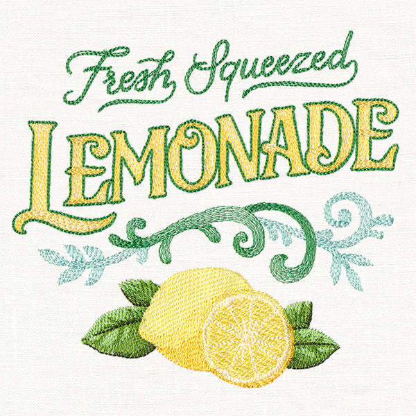 Fresh Squeezed Lemonade Market Sign