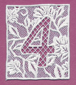 Bunting Number 4 (Lace)