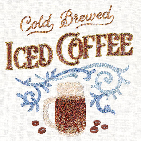 Cold Brewed Iced Coffee Market Sign
