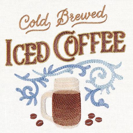 Cold Brewed Iced Coffee Market Sign