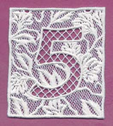 Bunting Number 5 (Lace)