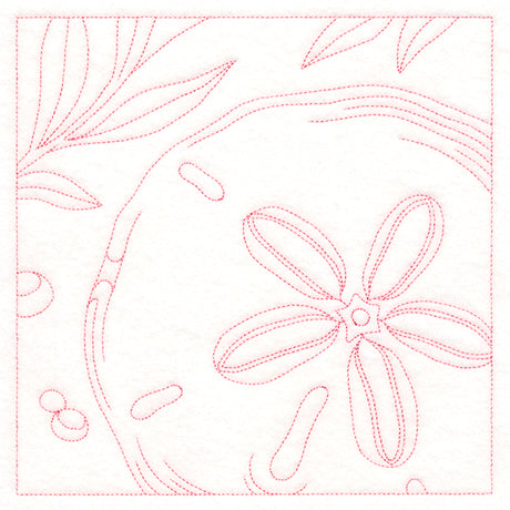 Ocean Treasures Quilting - Sand Dollar (Double Run)