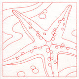 Ocean Treasures Quilting - Starfish (Double Run)