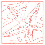 Ocean Treasures Quilting - Starfish (Double Run)