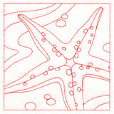 Ocean Treasures Quilting - Starfish (Double Run)