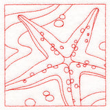 Ocean Treasures Quilting - Starfish (Double Run)