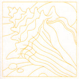 Ocean Treasures Quilting - Conch Shell (Double Run)