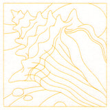 Ocean Treasures Quilting - Conch Shell (Double Run)