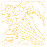 Ocean Treasures Quilting - Conch Shell (Double Run)