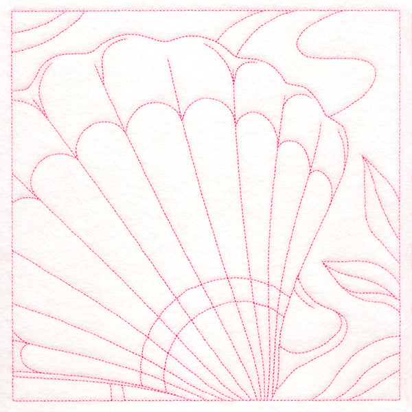 Ocean Treasures Quilting - Scalloped Shell (Double Run)