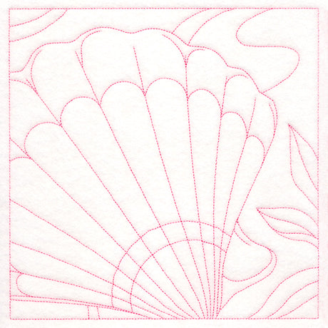 Ocean Treasures Quilting - Scalloped Shell (Double Run)