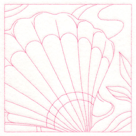Ocean Treasures Quilting - Scalloped Shell (Double Run)