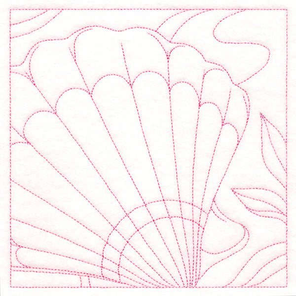 Ocean Treasures Quilting - Scalloped Shell (Double Run)