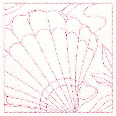 Ocean Treasures Quilting - Scalloped Shell (Double Run)
