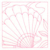 Ocean Treasures Quilting - Scalloped Shell (Double Run)