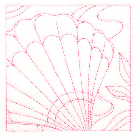 Ocean Treasures Quilting - Scalloped Shell (Double Run)