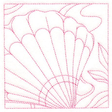Ocean Treasures Quilting - Scalloped Shell (Double Run)