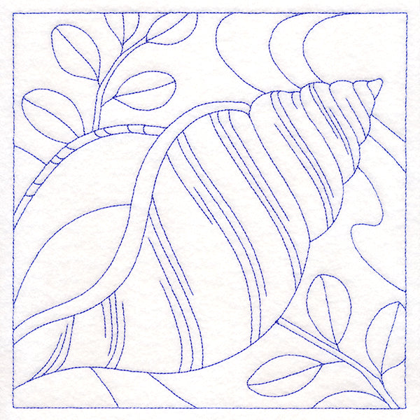 Ocean Treasures Quilting - Tulip Shell (Double Run)