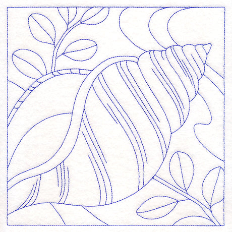 Ocean Treasures Quilting - Tulip Shell (Double Run)
