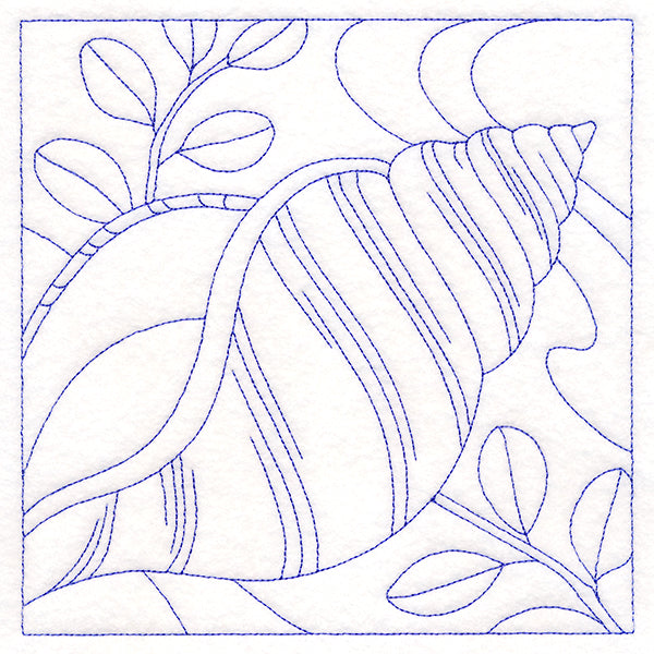 Ocean Treasures Quilting - Tulip Shell (Double Run)
