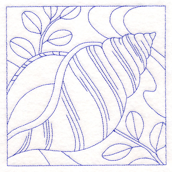 Ocean Treasures Quilting - Tulip Shell (Double Run)