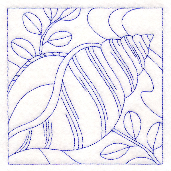 Ocean Treasures Quilting - Tulip Shell (Double Run)