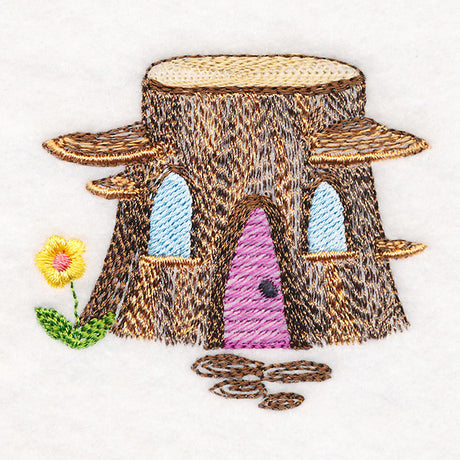 Tree Stump Gnome Home