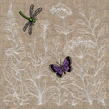 Delicate Botanical Gems Square