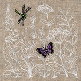 Delicate Botanical Gems Square