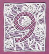 Bunting Number 9 (Lace)