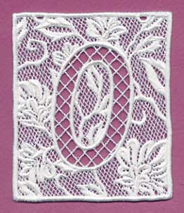 Bunting Number 0 (Lace)