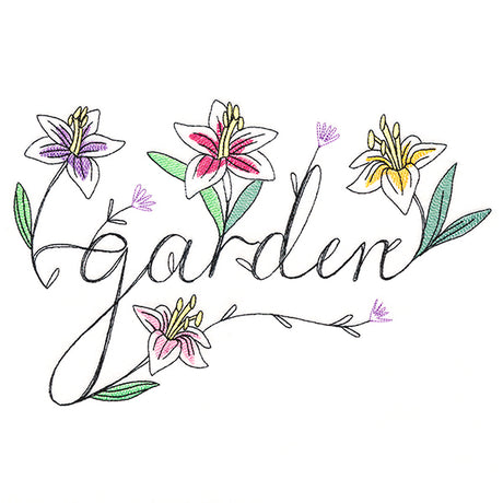 Flourishing Words - Garden
