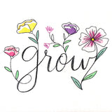Flourishing Words - Grow