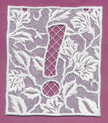 Bunting Exclamation Point (Lace)