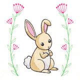 Sweet & Delicate Bunny with Laurel