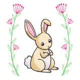 Sweet & Delicate Bunny with Laurel
