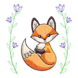 Sweet & Delicate Fox with Laurel