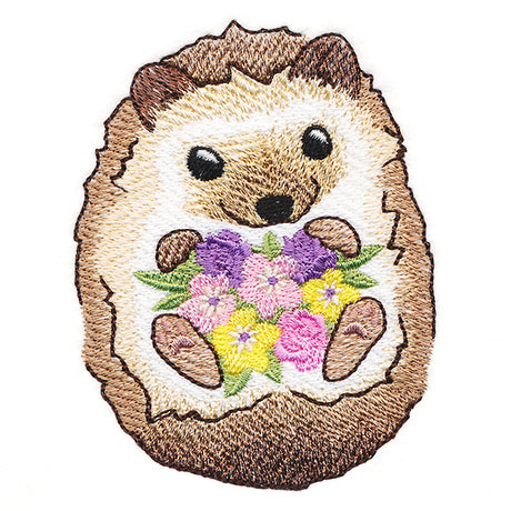 Sweet Hedgehog with Blooms