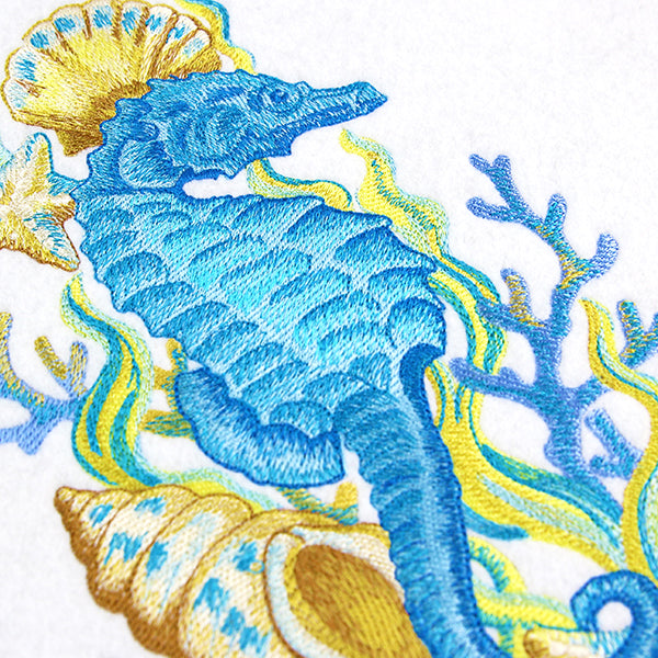 Enchanting Seahorse in Watercolor