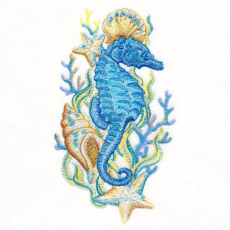 Enchanting Seahorse in Watercolor