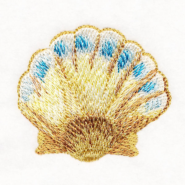 Enchanting Clam Shell in Watercolor