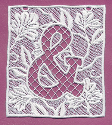 Bunting Ampersand (Lace)