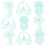 Tropical Treasures in Paradise Quilting (Double Run)