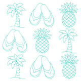 Tropical Treasures in Paradise Quilting (Double Run)