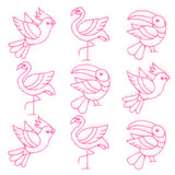 Birds in Paradise Quilting (Double Run)