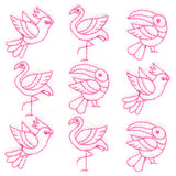 Birds in Paradise Quilting (Double Run)