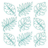 Leaves in Paradise Quilting (Double Run)