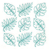 Leaves in Paradise Quilting (Double Run)