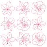 Flowers in Paradise Quilting (Double Run)