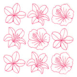 Flowers in Paradise Quilting (Double Run)